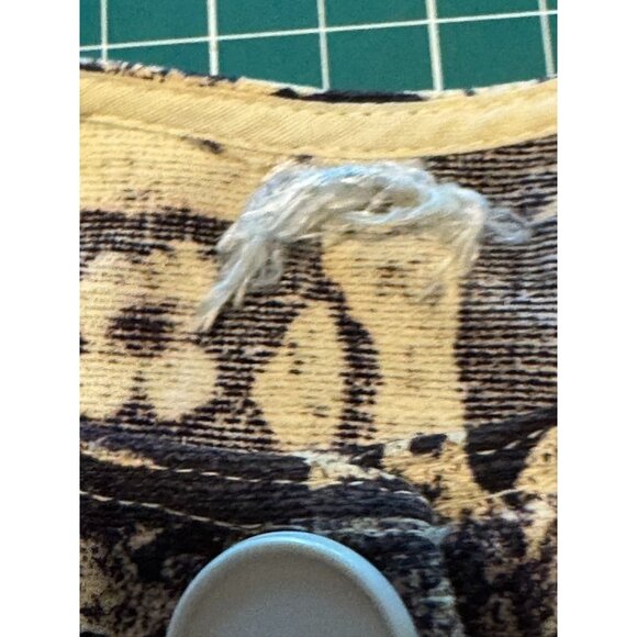 Vintage Sleeveless Small Dress Exclusive Brookhaven Print 50's 60's Button Down - Picture 6 of 10